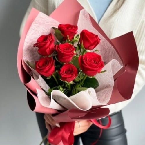 7 Red Roses Korean Style